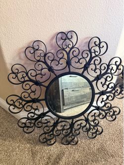 Heavy duty wall mirror