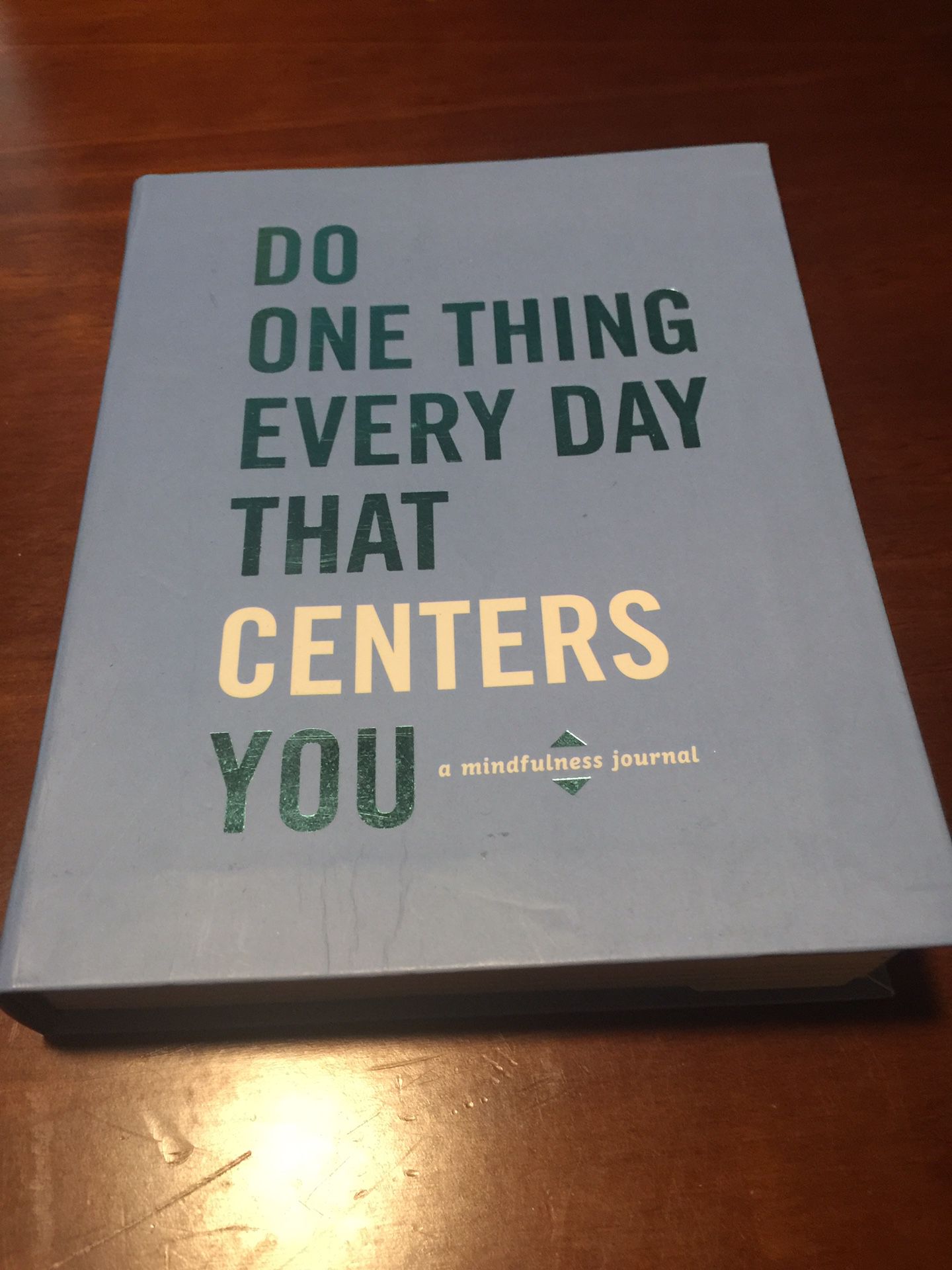 Book Do One thing that centers you