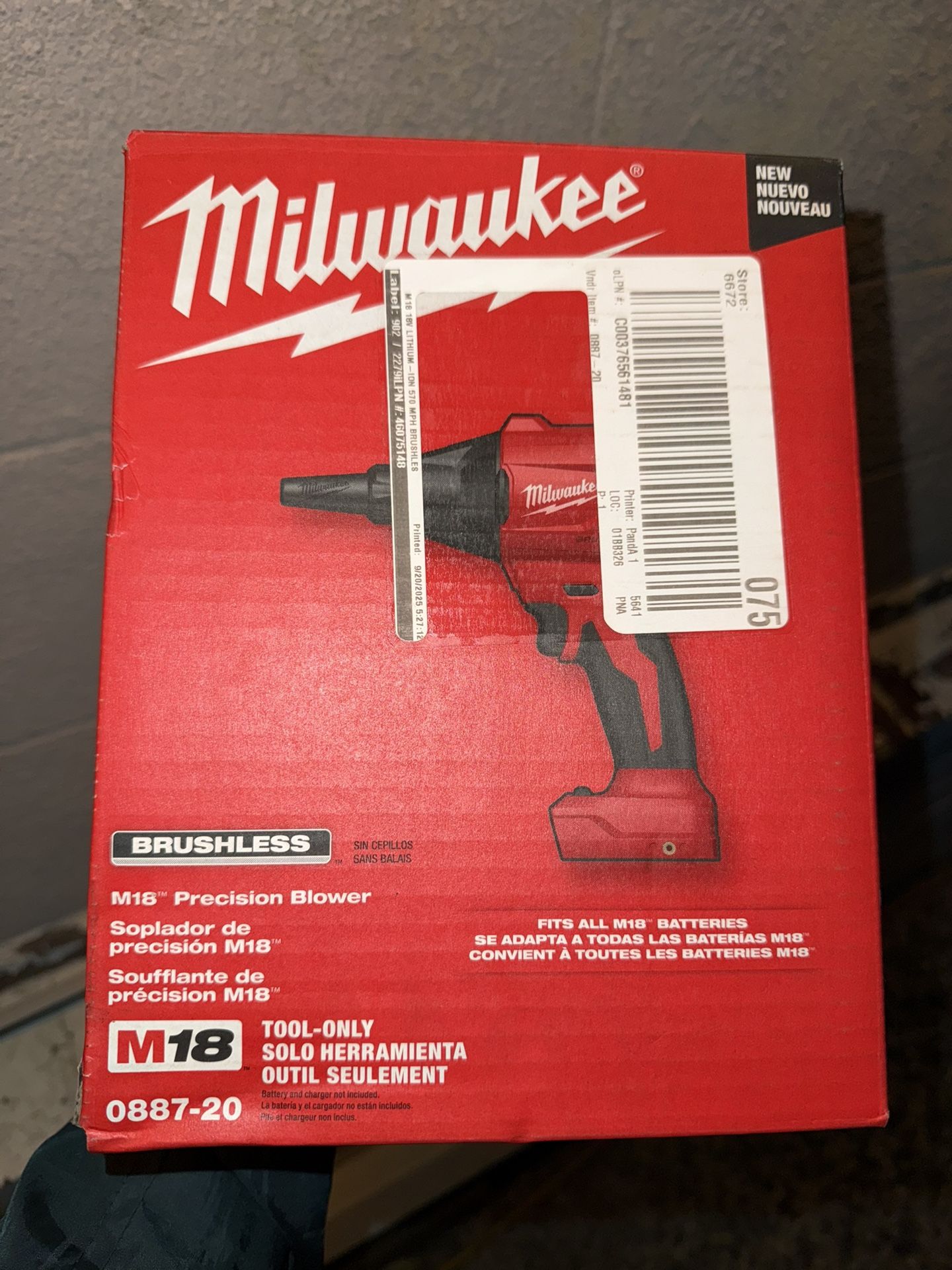 Milwaukee M18 Precision Blower New