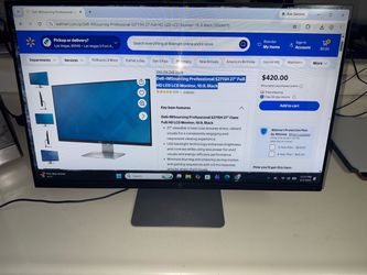 Dell 27 “LED Monitor In good working condition
