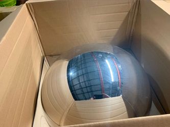 Vision Metalizers 22’’ Full Dome Drop Ceiling Acrylic Mirror, Security Mirror for Retail Stores and Warehouses, Mirror for Blind Spots and High-Traffi