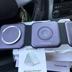 Portable Magnetic Wireless Chárger  Rtops