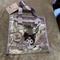 Kuromi clear bag