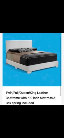 Brand new bed with mattress