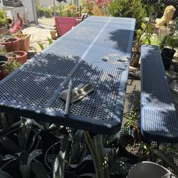 Heavy Metal 8ft Picnic Table $600
