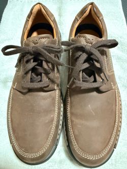 Ecco Brown Leather Men’s Shoe, Size 10