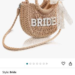 Bride Purse Bag Wedding Engaged Fiancé Honeymoon 