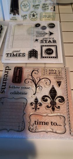 Close to my heart clear stamps $6 each