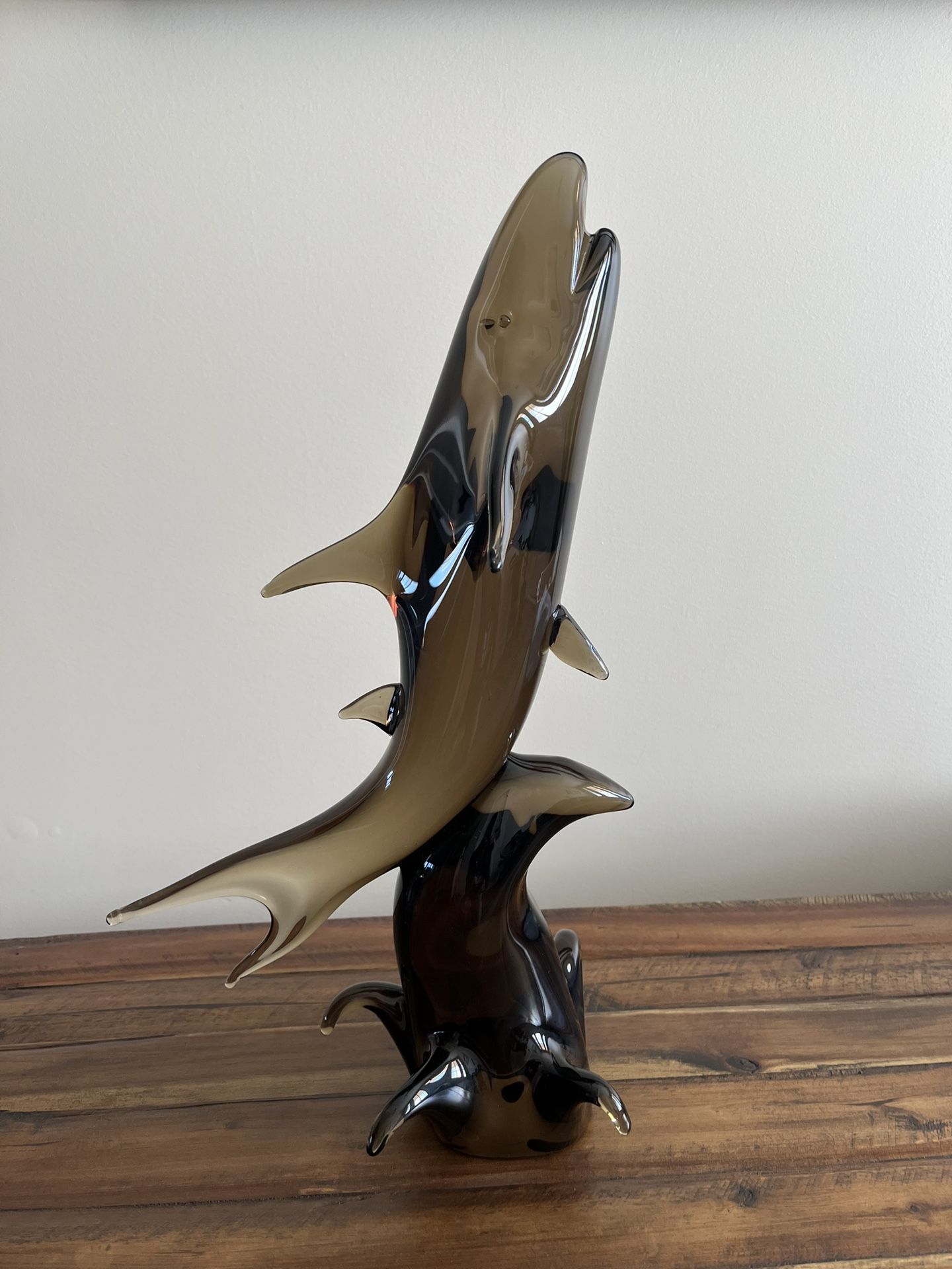 Glass Shark Statue