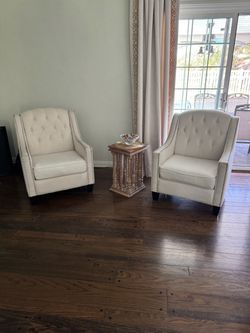 Tan Armchair Pair