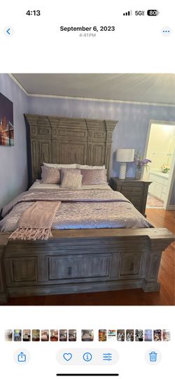 Queen bed with mattress
