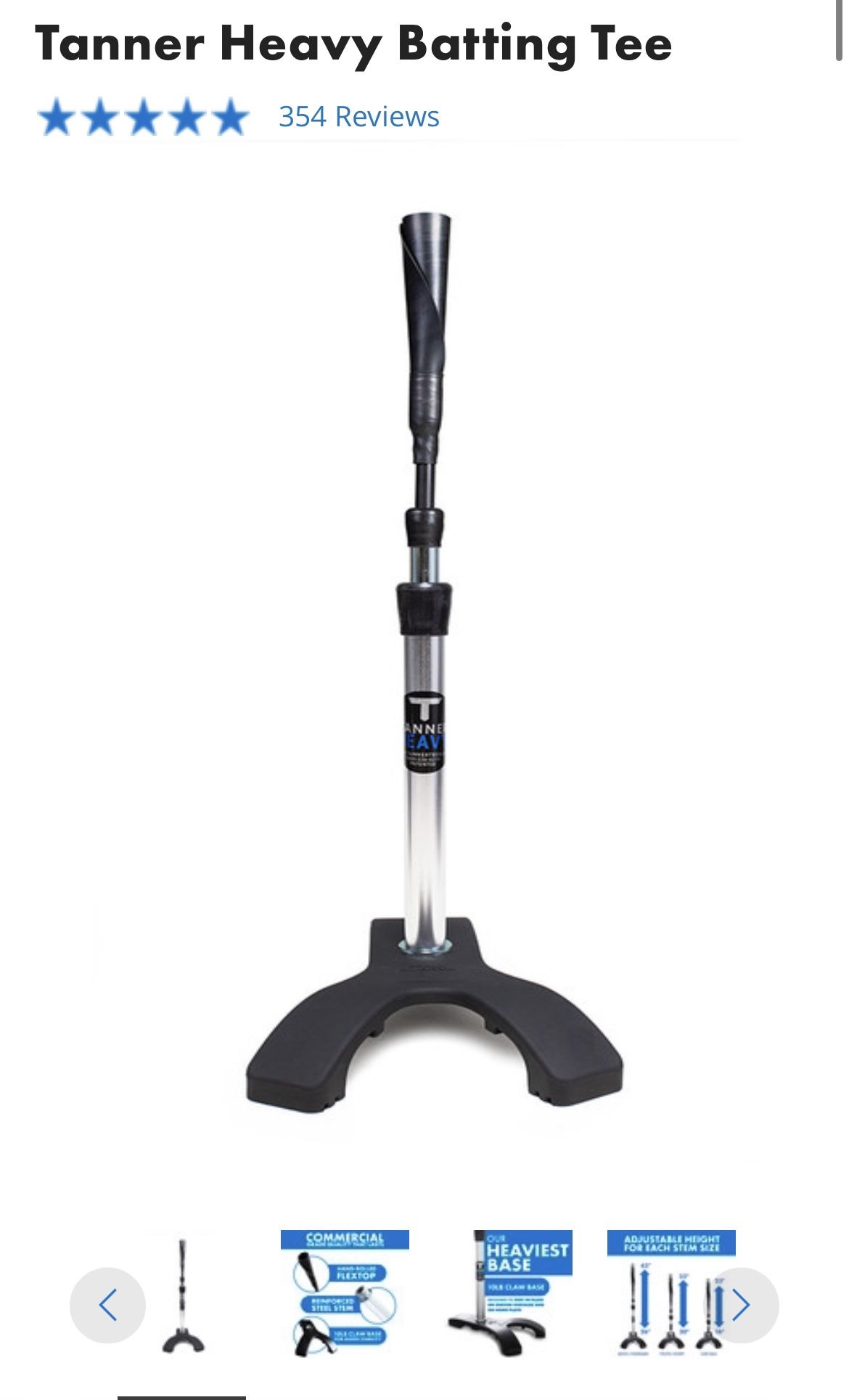 Tanner Heavy Batting Tee