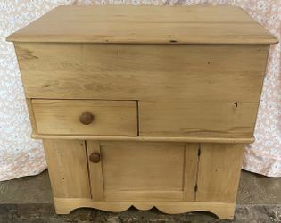 Antique Dry Sink ~1800s — with Drawer & Storage