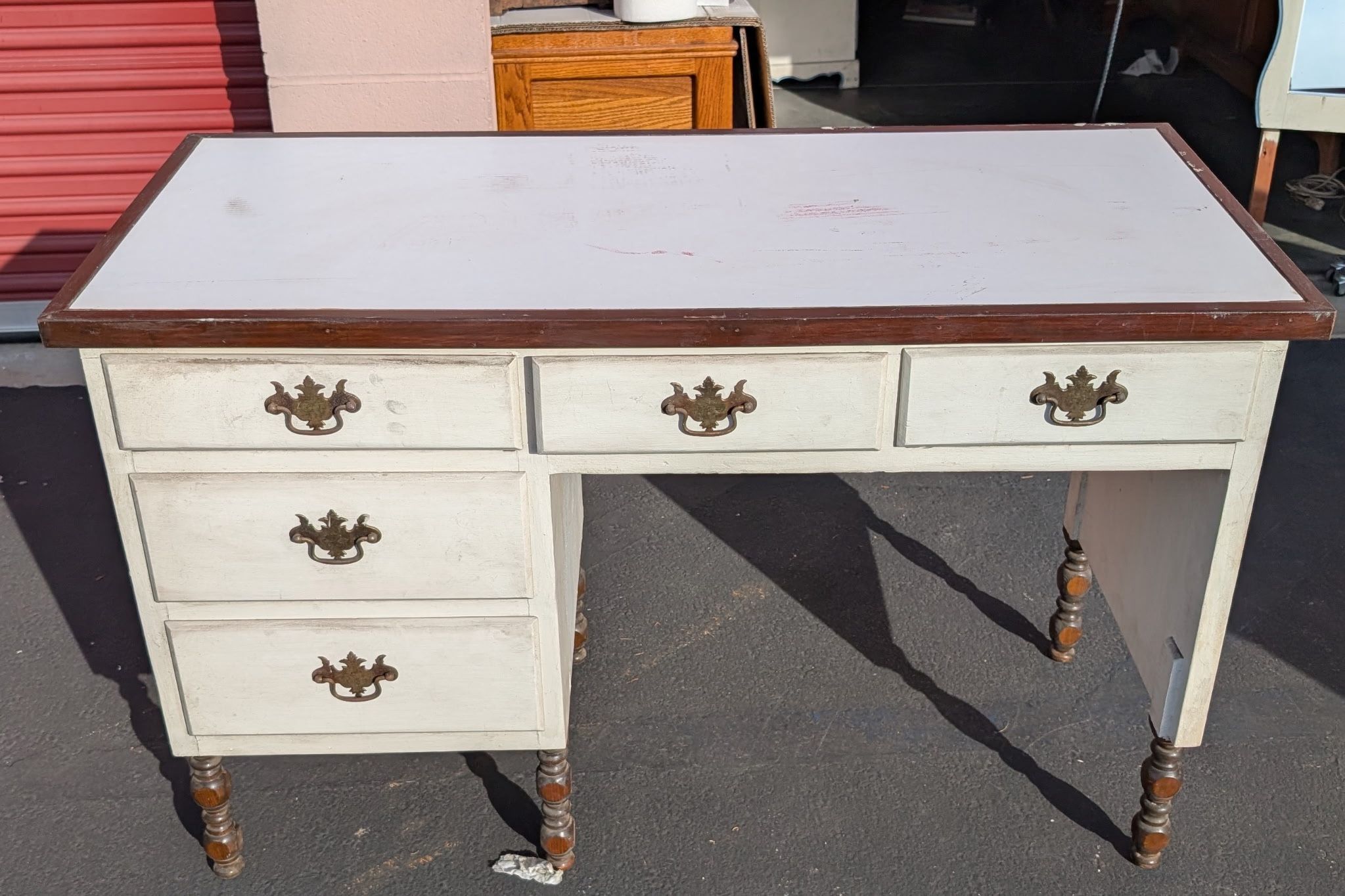 Vintage Wood Desk