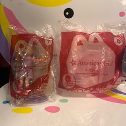 McDonalds AMERICAN GIRL TOYS Set Of 2