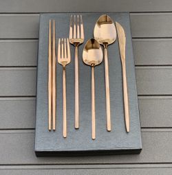 Rose Gold Utensils