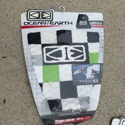 NEW Ocean And Earth Checkered Surfboard Deck Pad