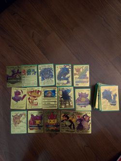 Pokemon Gold Cards