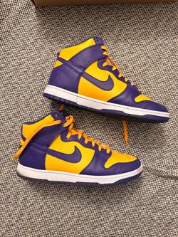 Lakers Nike Dunk High - Men’s Size 12