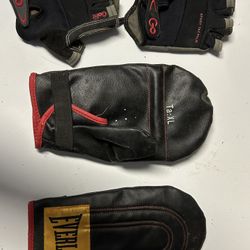 Everlast Sparing Gloves + GoFit Weight Lifting Gloves - MAKE OFFER!