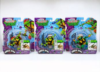 TMNT Tales of the Teenage Mutant Ninja Turtles Shell Spin 3-Pack