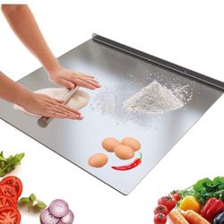 Tabla De Cortar Grande De Acero Inoxidable 