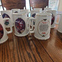 Coke Gold Rimmed Cups!! 