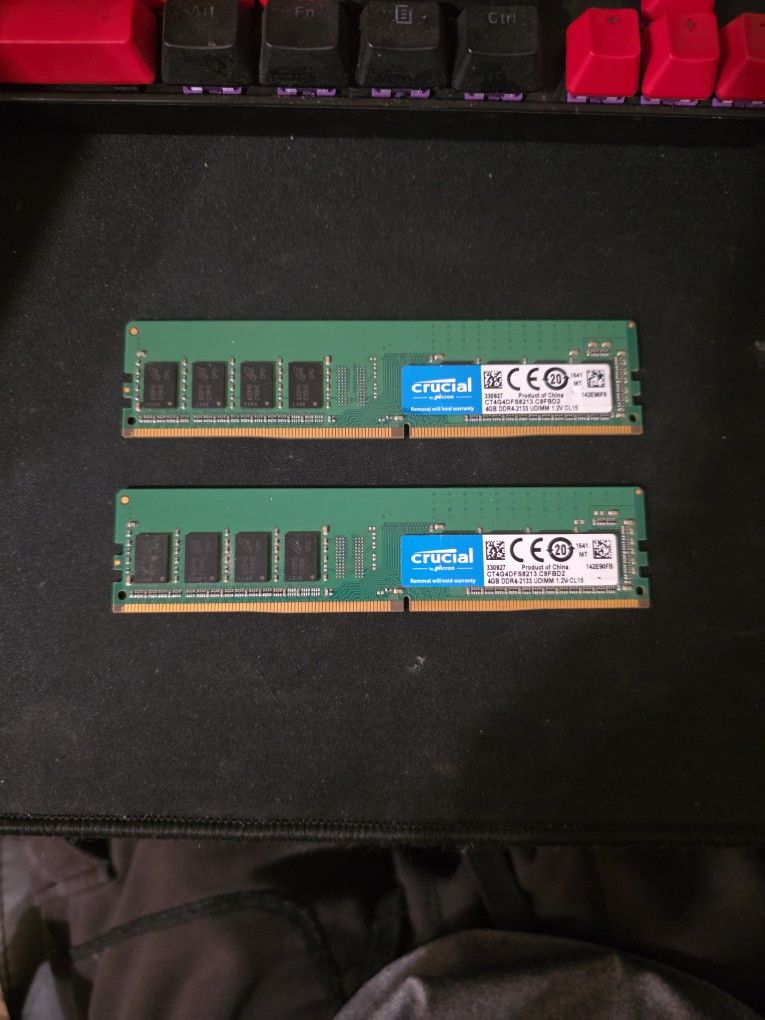 Crucial 8GB DDR4 2133MTs