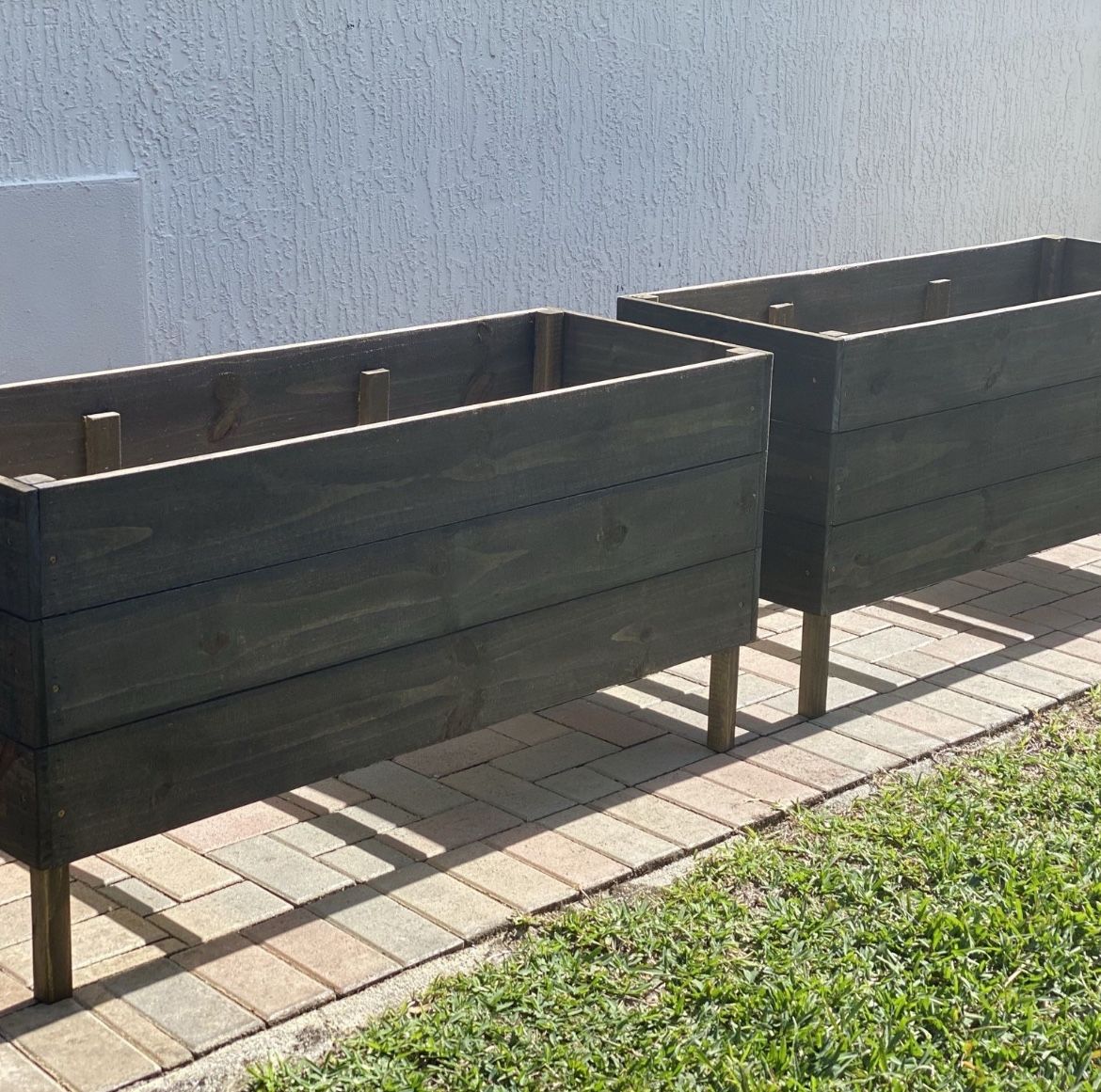 π¦ π§ π BIG+TALL Outdoor Raised Box Rectangular Planter (MEASURES: 4βLx18βW x2βH) For Vegetables π
Flowers π Herbs πΏ Wooden Garden Wood Bed