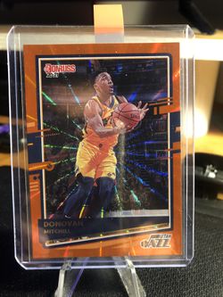 20-21 Donovan Mitchell Orange Laser Donruss