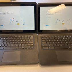 3 Dell  Chromebooks 13 3380  Touch Screen For One Price