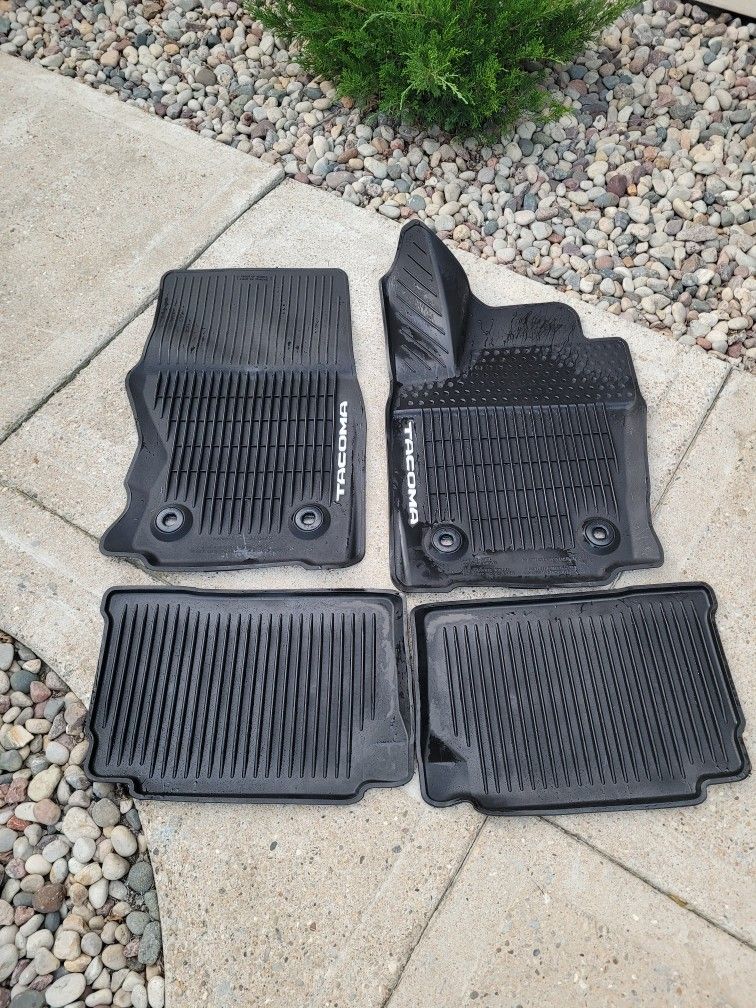 2024 2025 OEM Toyota tacoma all whether floor mats
