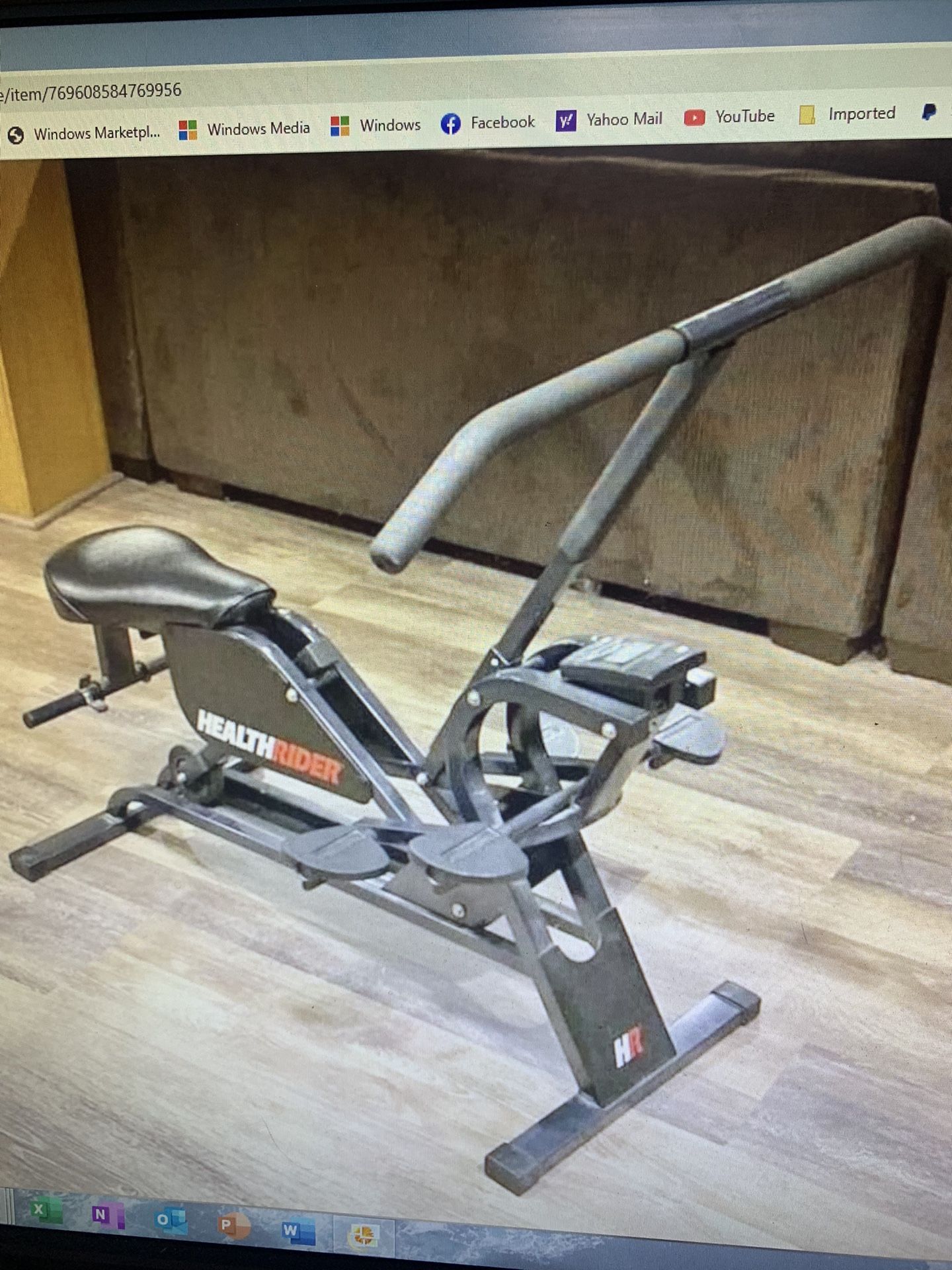 health rider /total body aerobic fitness by tony little