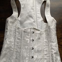 White Underbust Corset