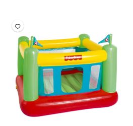 Fisher price bounce i door inflatable