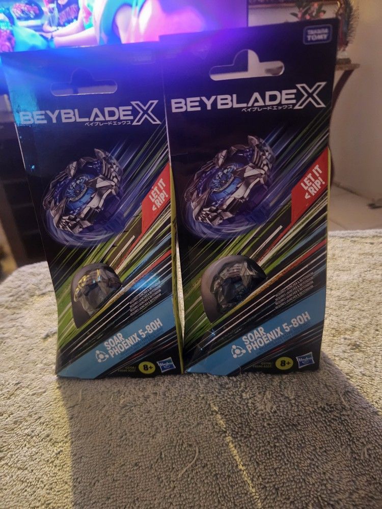 Blue Soar Phoenix Beyblade 5-80 Hexa