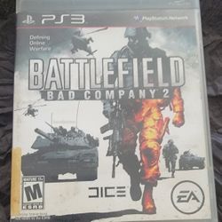 PS3 Battlefield Bad Company 2 With Book Manual