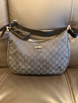 Gucci canvas crossbody bag (black)