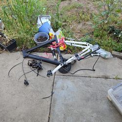 Bike Aluminum Bike Fram And Parts FREE