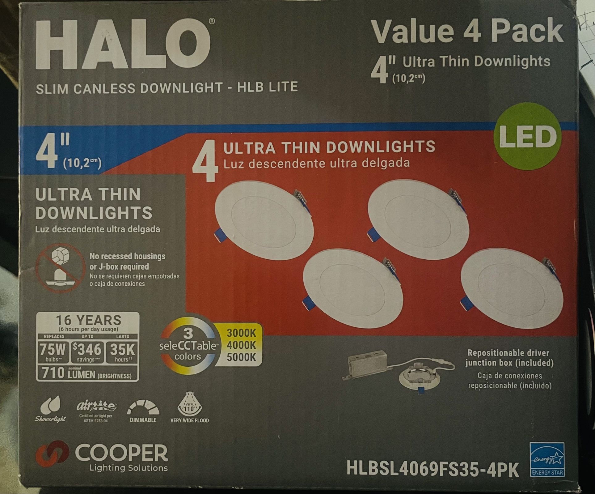 4” Light Ultra Thin Downlights