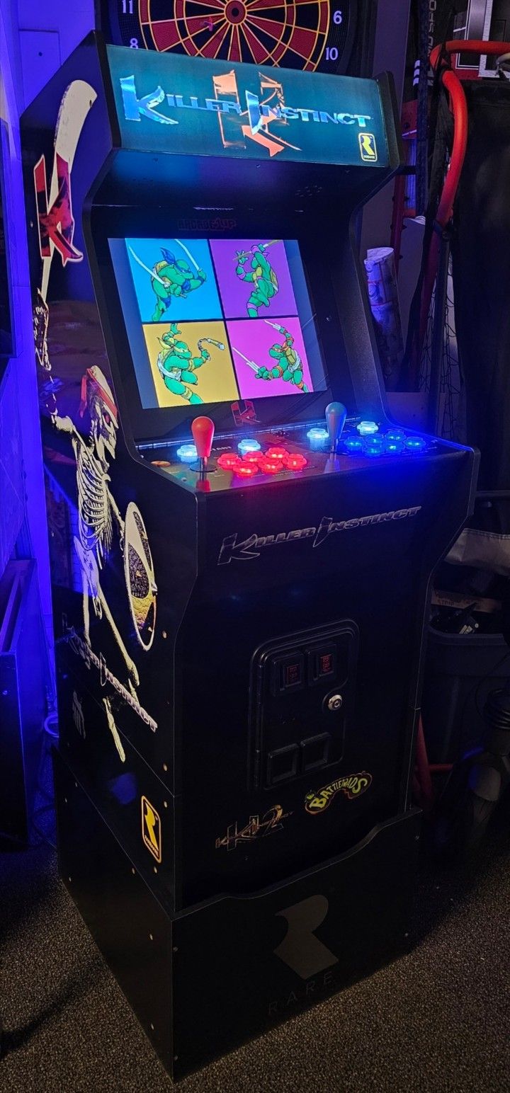 Retro Killer Instinct Arcade1up Cabinet With Over 15,000 Video Games
