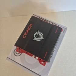 CRUNCH 2525 WATTS 4 CHANNEL BUILT IN CROSSOVER CAR AMPLIFIER
