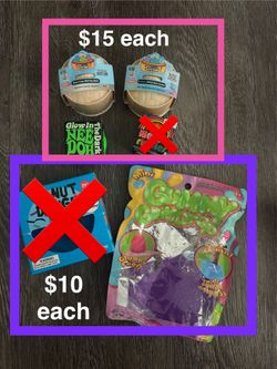 Squish toys! $10 or $15 each see photos!