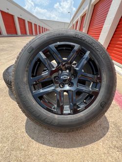 20s Chevy gmc Trailboss black rims Rines wheels 6lug Oem