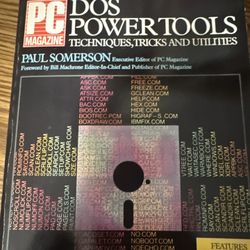 Computer Book: DOS Power Tools Techniques, Tricks And Utilities