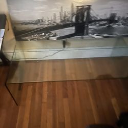 Solid glass Coffe Table
