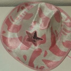 GIRLS' PINK COWBOY HAT