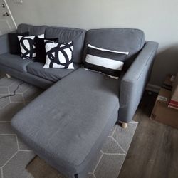 Grey Sofa With Chase 