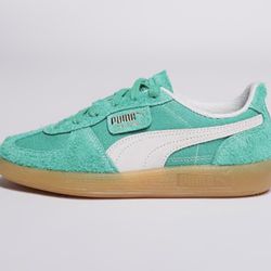 PUMA Palermo Vintage Womens Sneakers Green Jade Frost