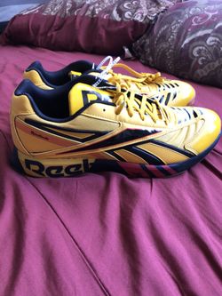Men’s Yellow Reebok Original Shoes